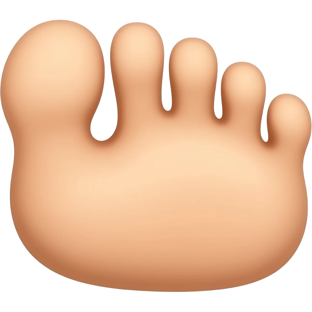 big toe emoji