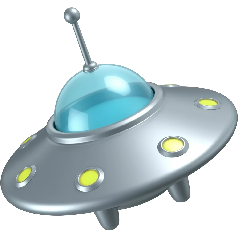 flying saucer emoji
