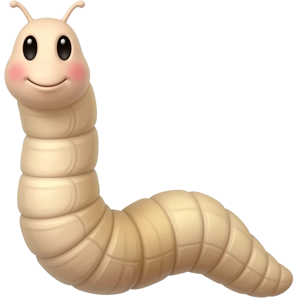 Worm emoji