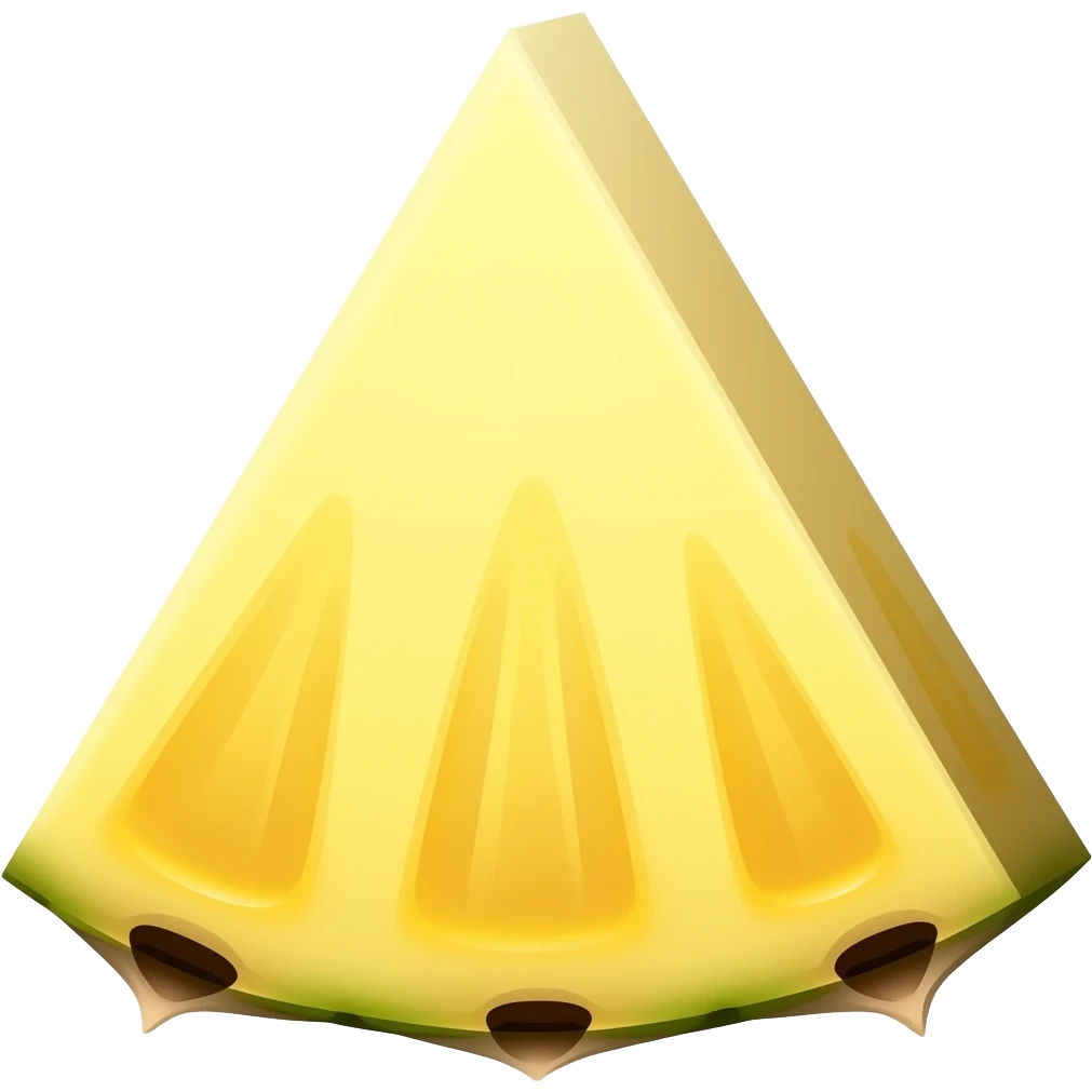 долька ананаса треугольная emoji