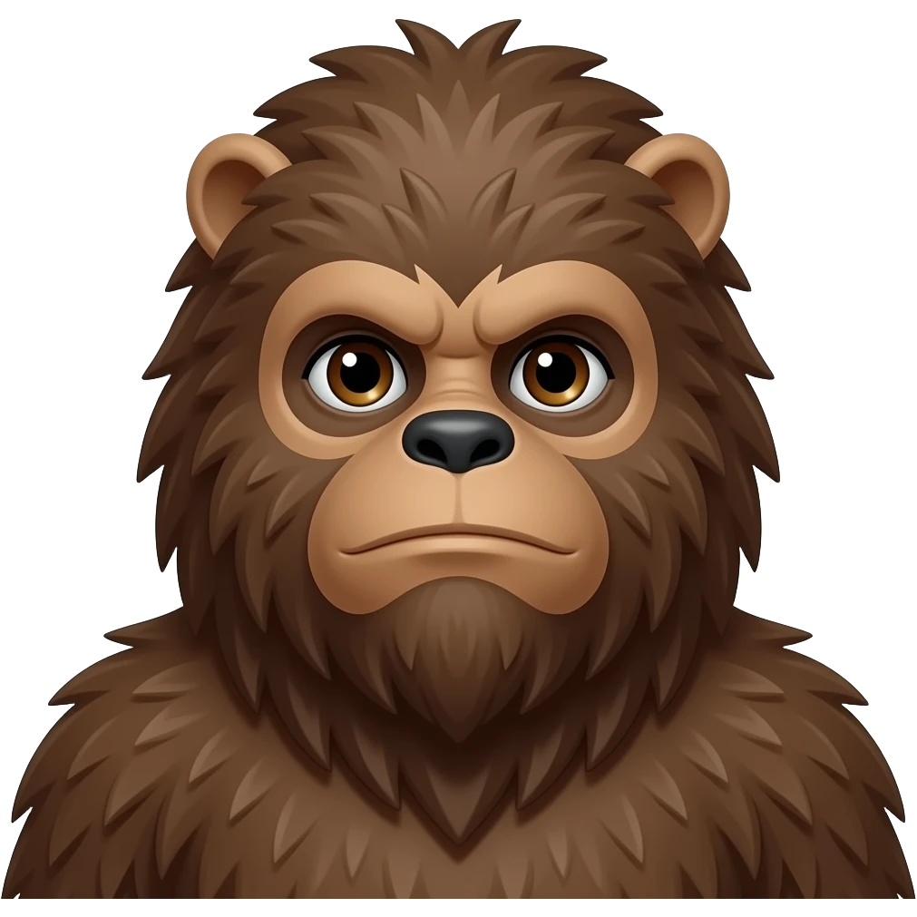 Girl sasquatch emoji