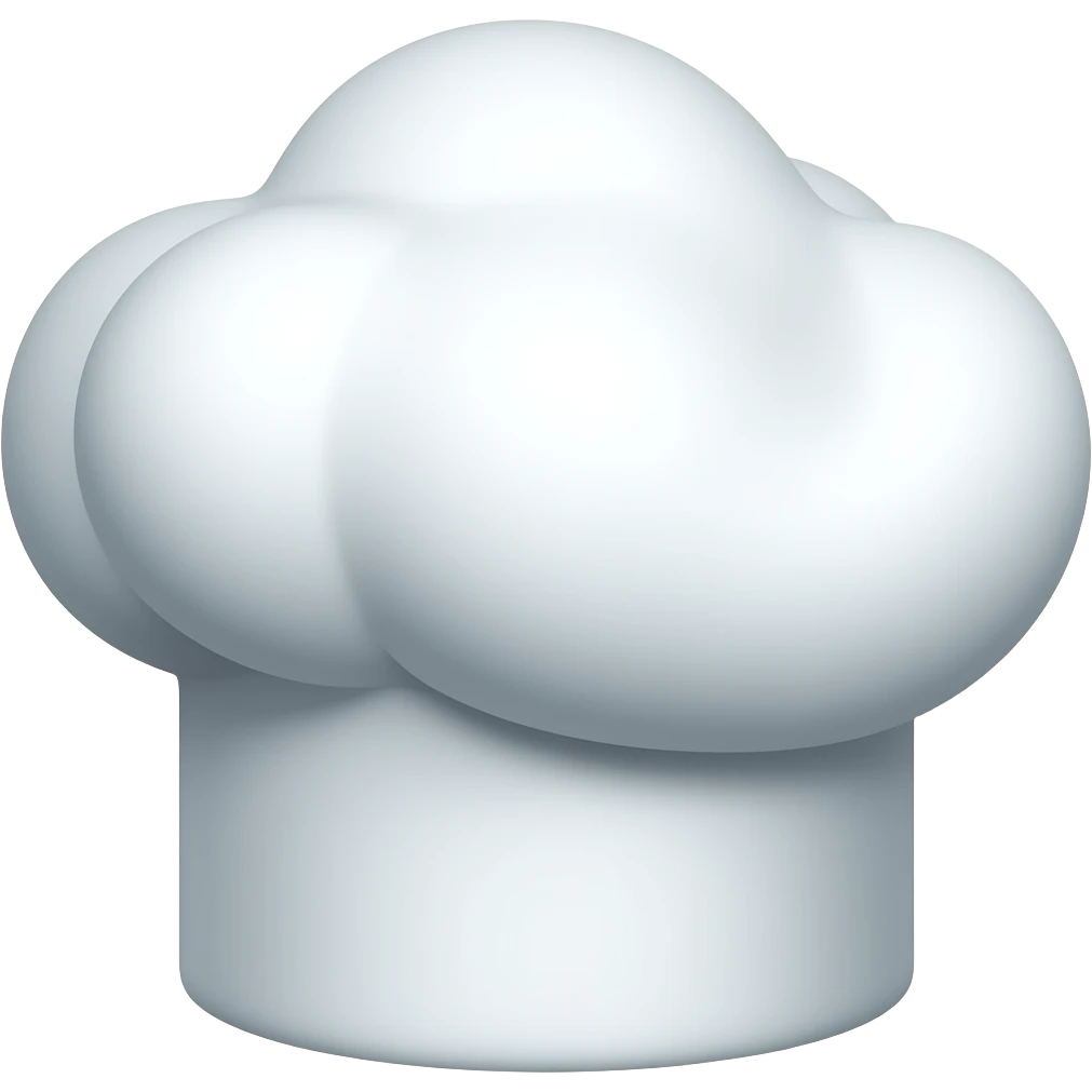 gorro de chef emoji