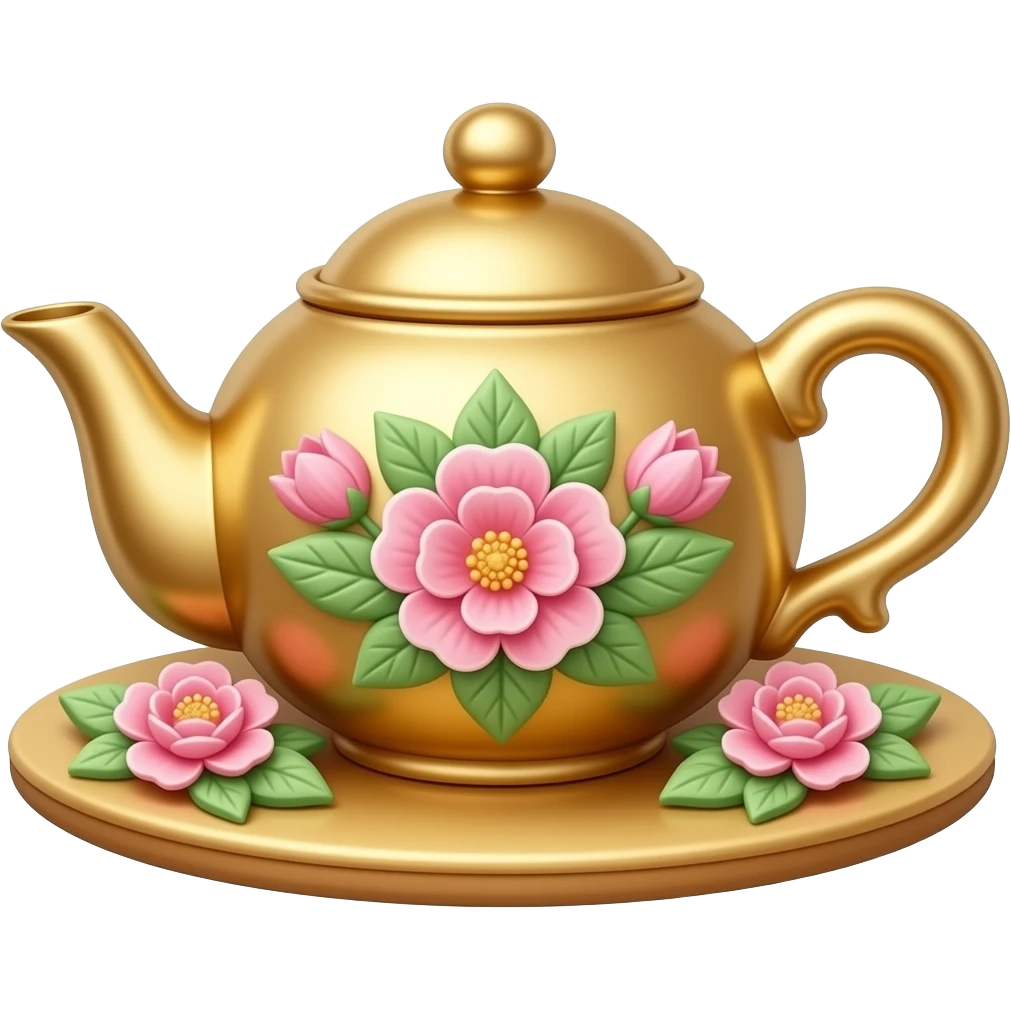 Tea party cookies emoji