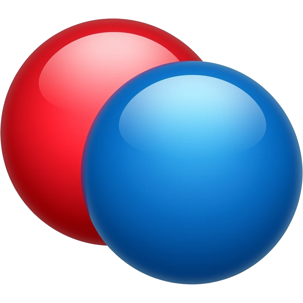 🔴+🔵= emoji