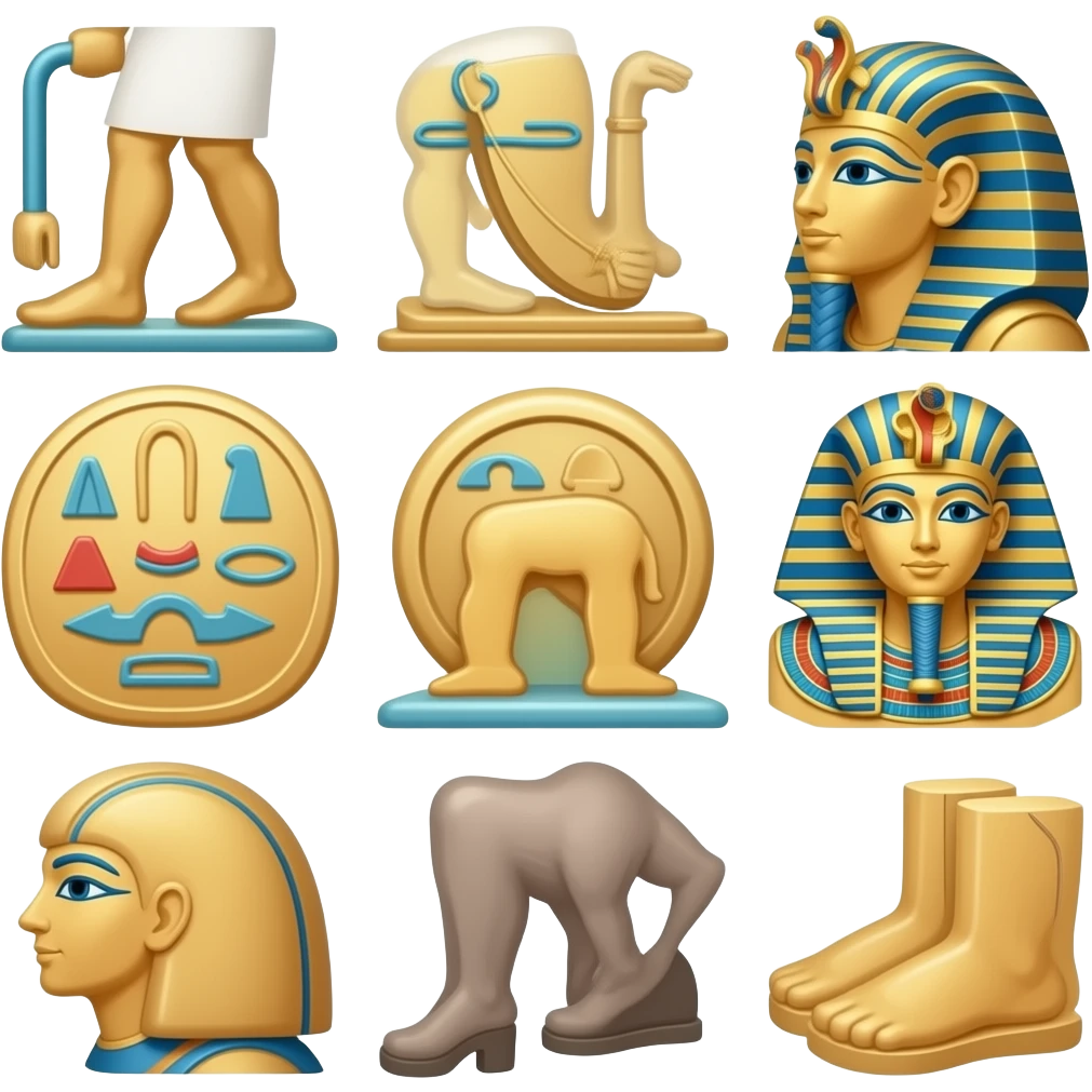 𓉸𓆗𓊞༂𓄀𓃓ૐ𝚿 emoji