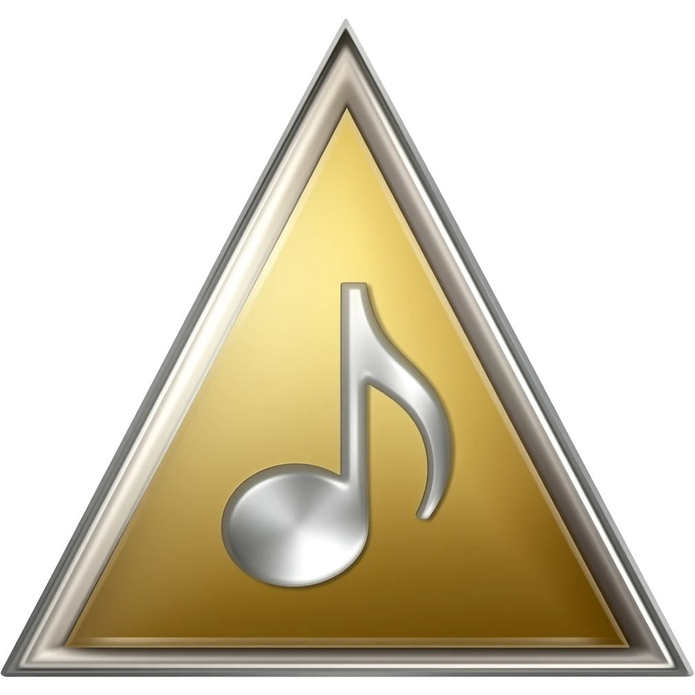 Musical Triangle emoji