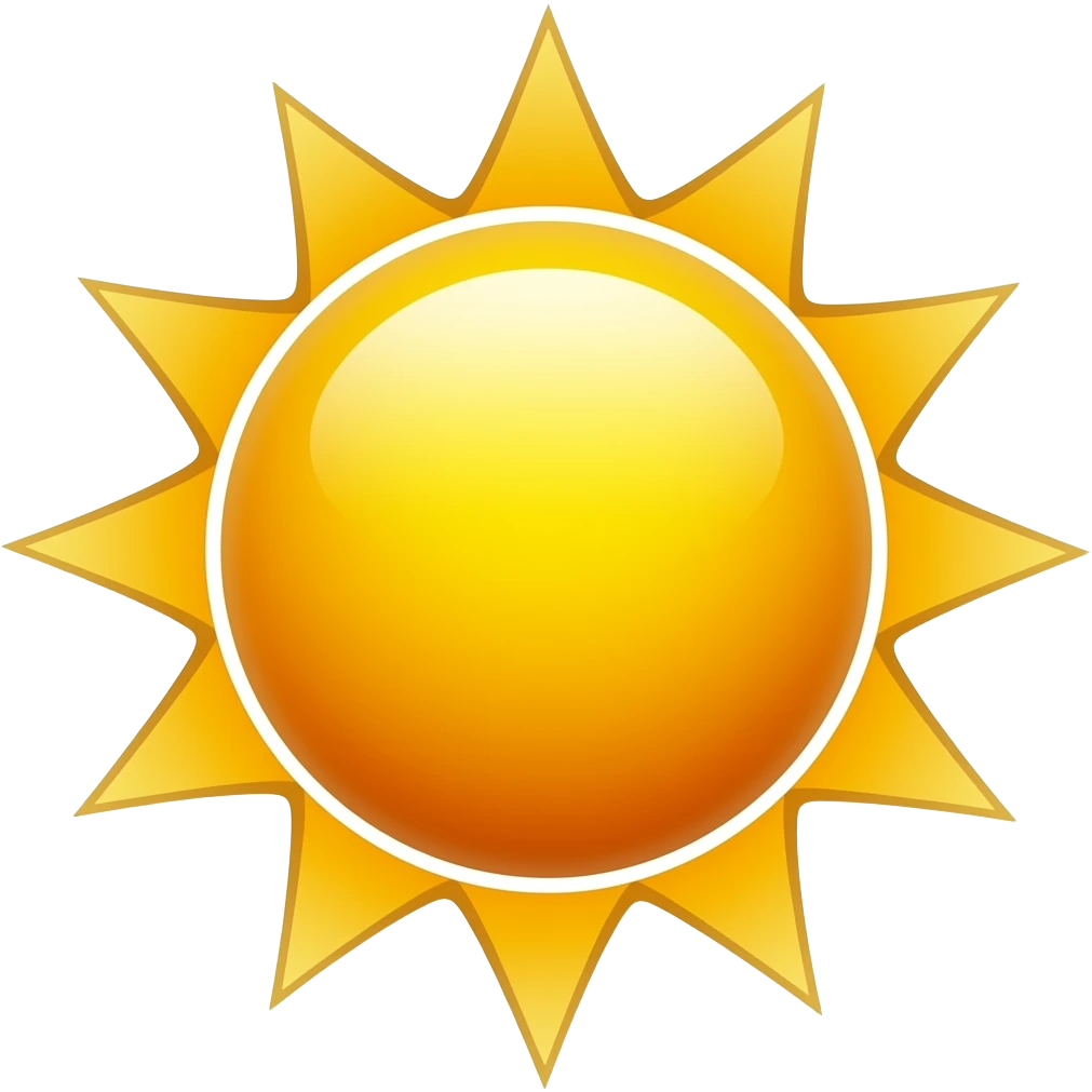 Sun emoji