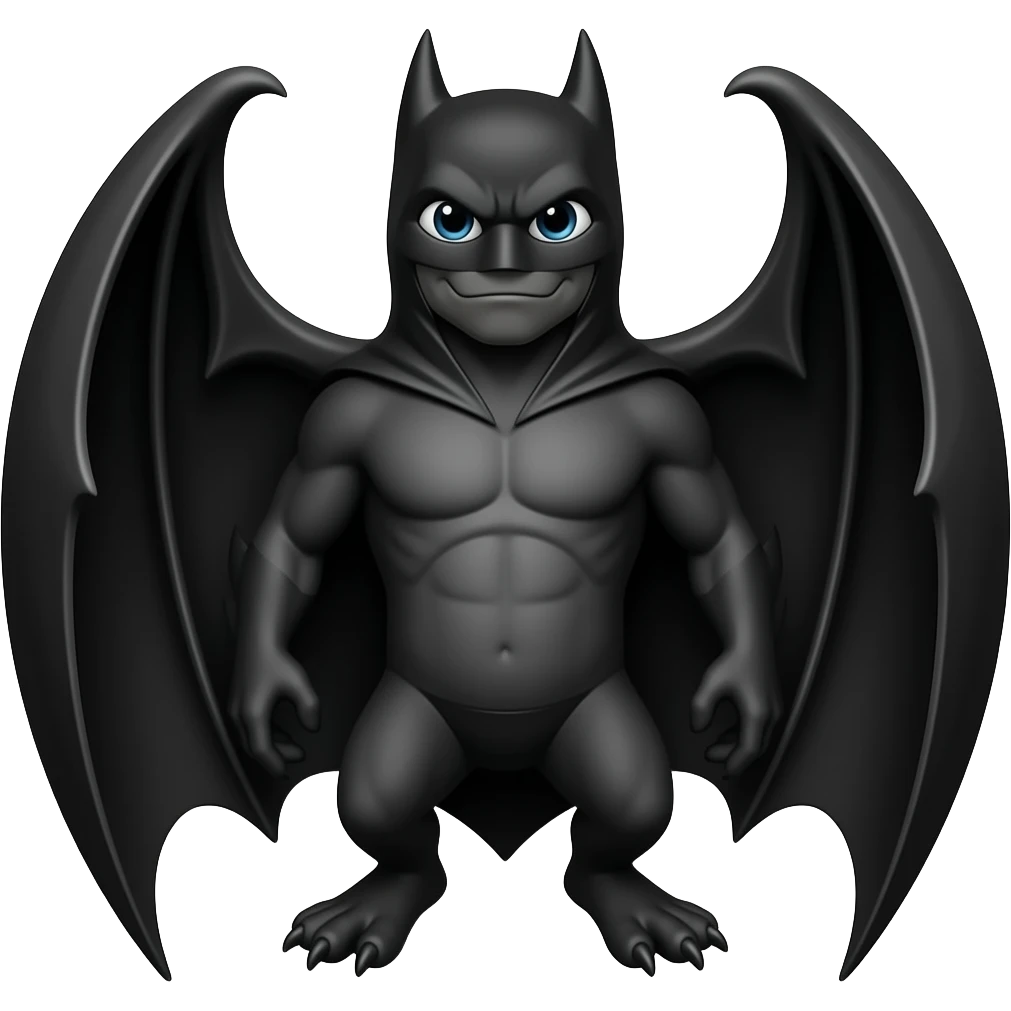 black bat emoji