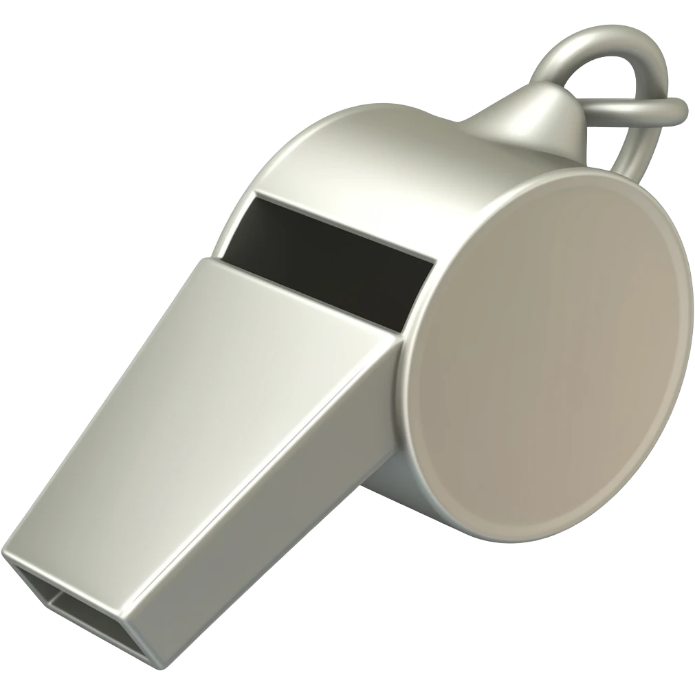 Whistle emoji