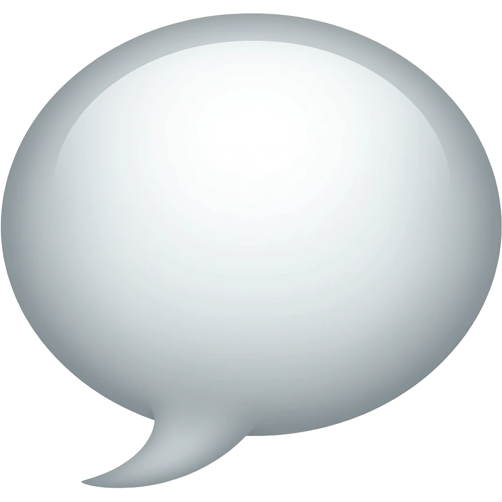 speech bubble emoji