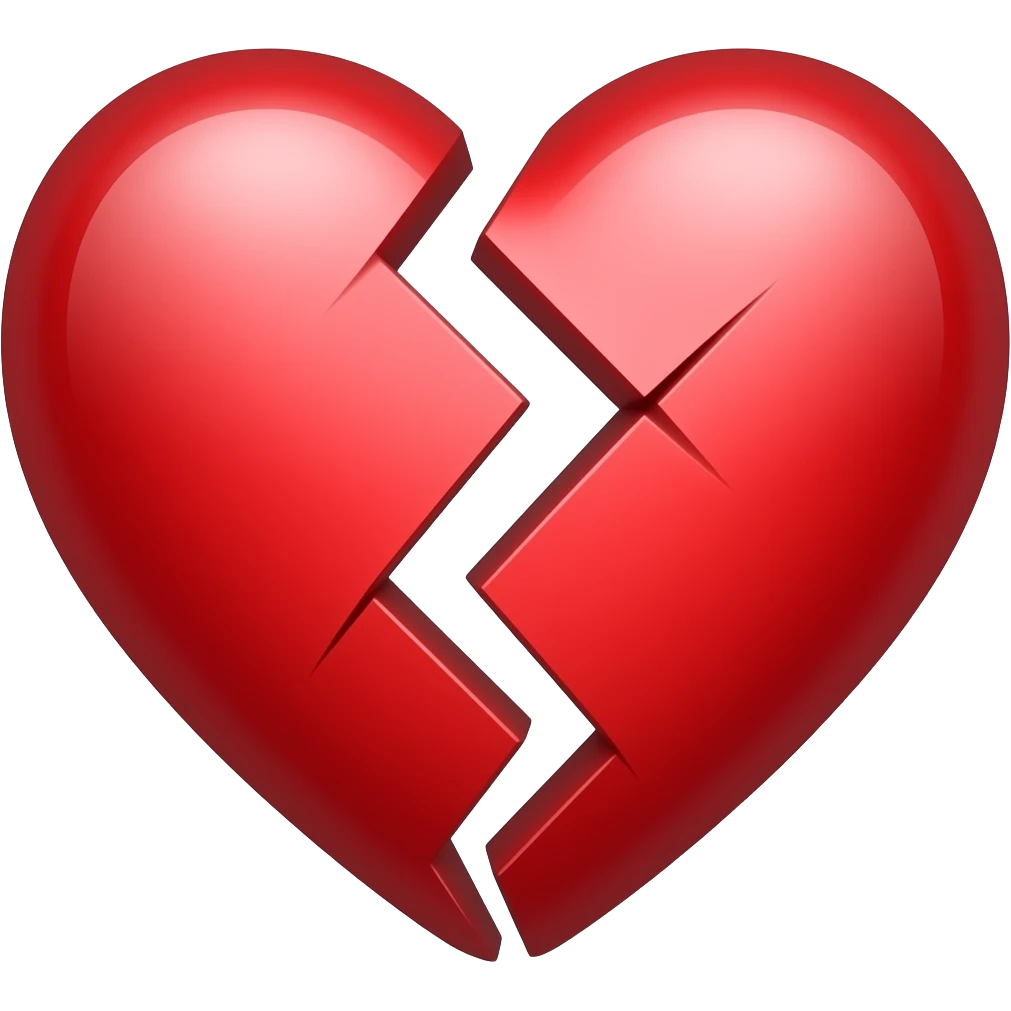 Break heart emoji
