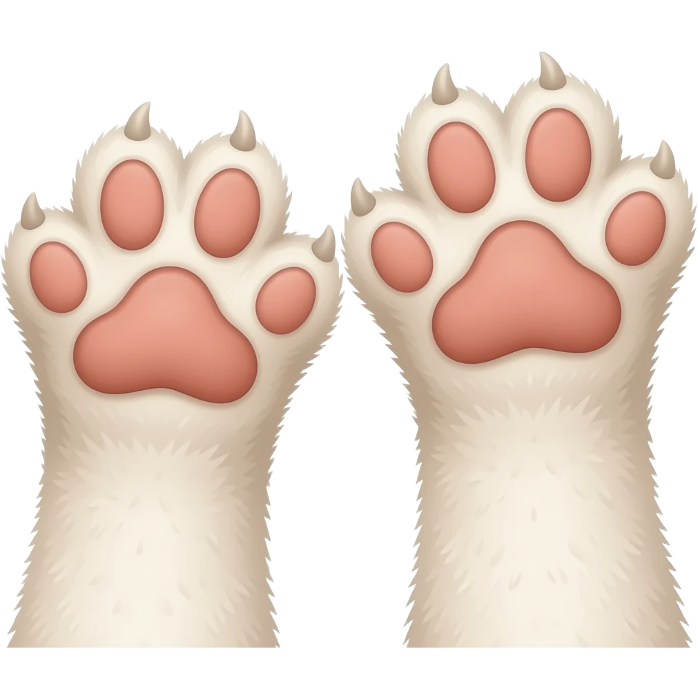 cat paws emoji