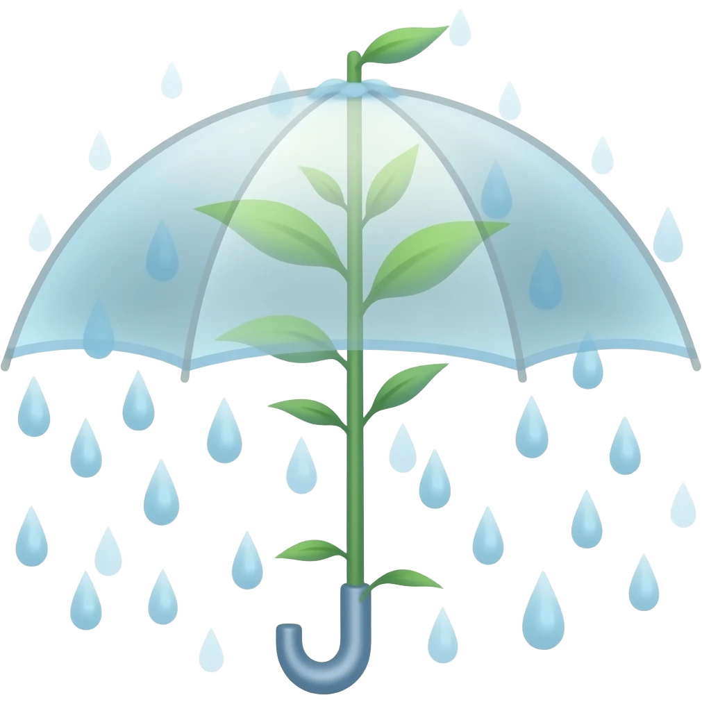 Sprout Umbrella emoji