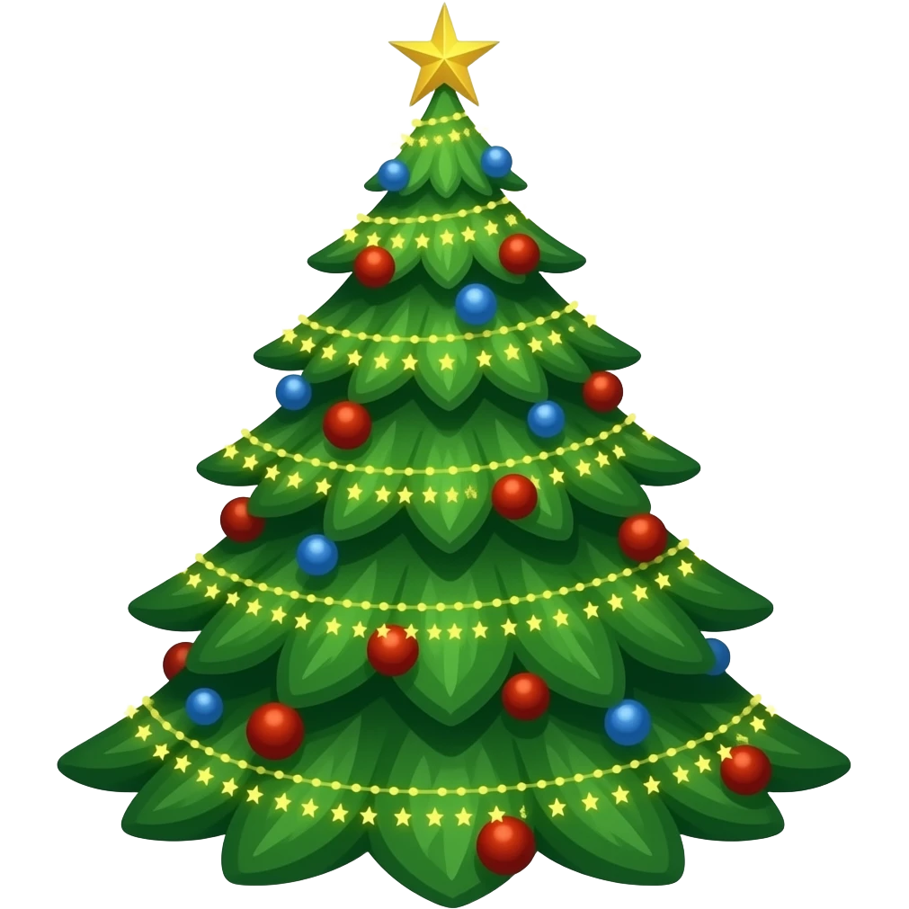Christmas tree emoji