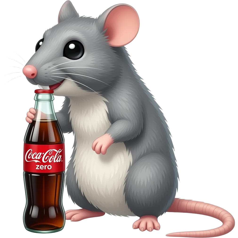 ratdrinking coke zero emoji