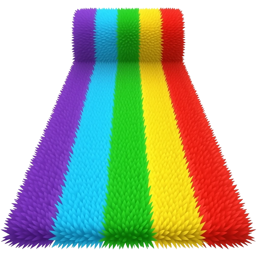 rainbow carpet emoji