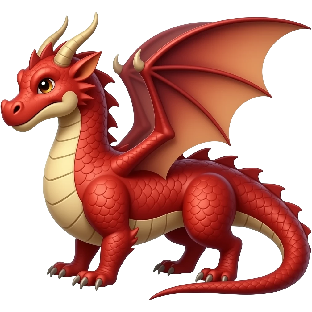 Generate red dragon emoji that can be copied and paste emoji