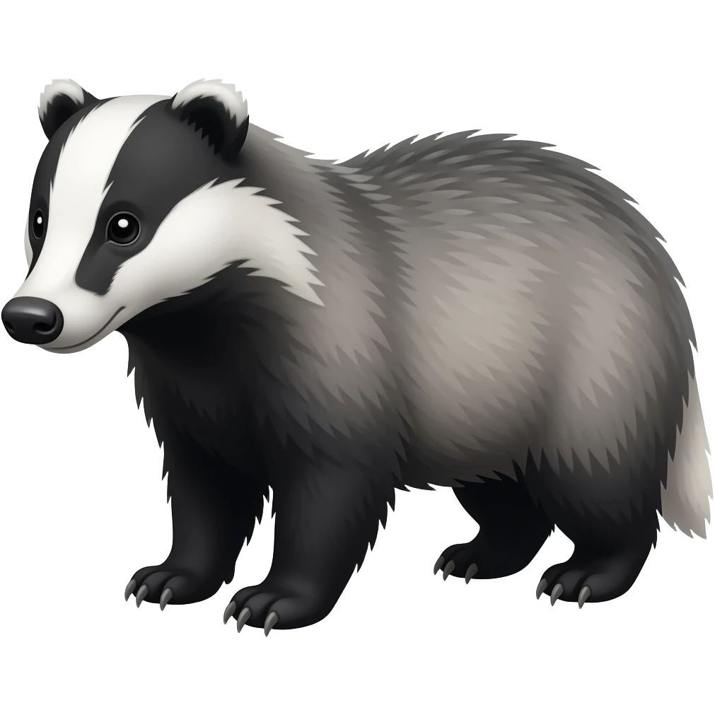 Make a  badger emoji
