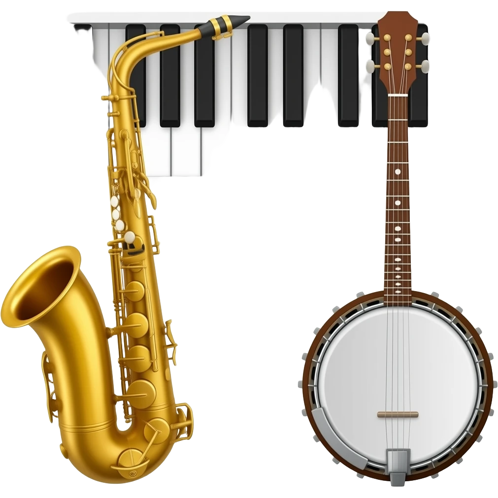 🎹🎷🪕 emoji