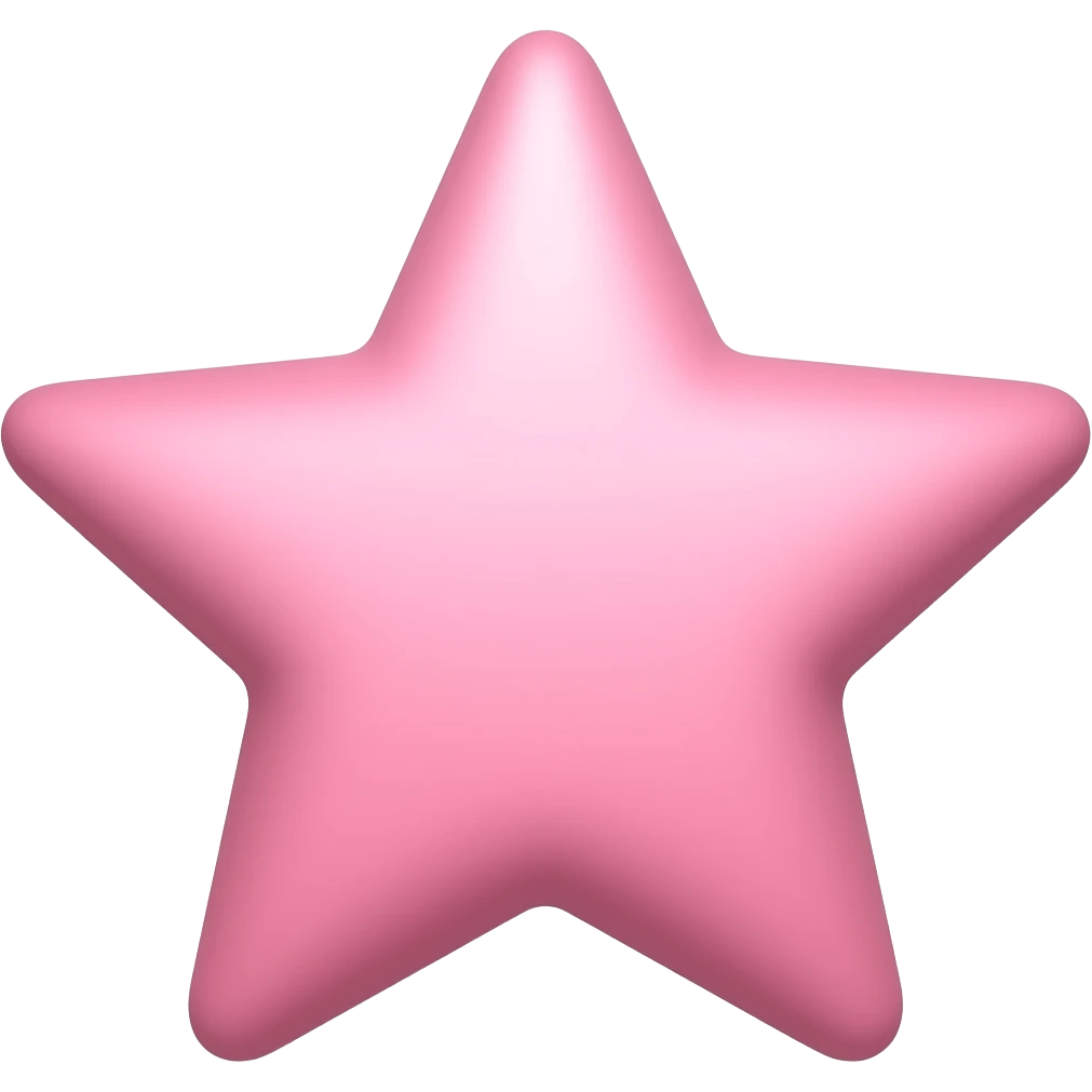 Baby Pink star emoji