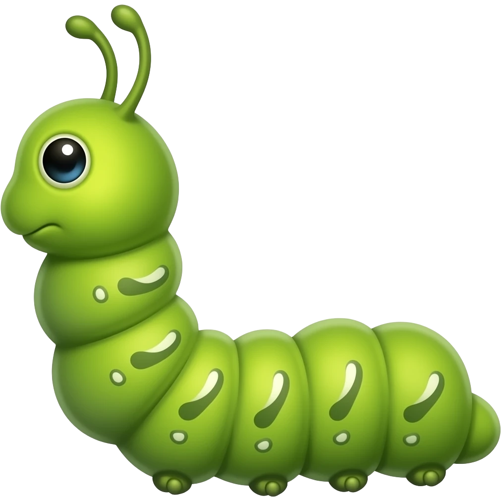 Caterpillar emoji