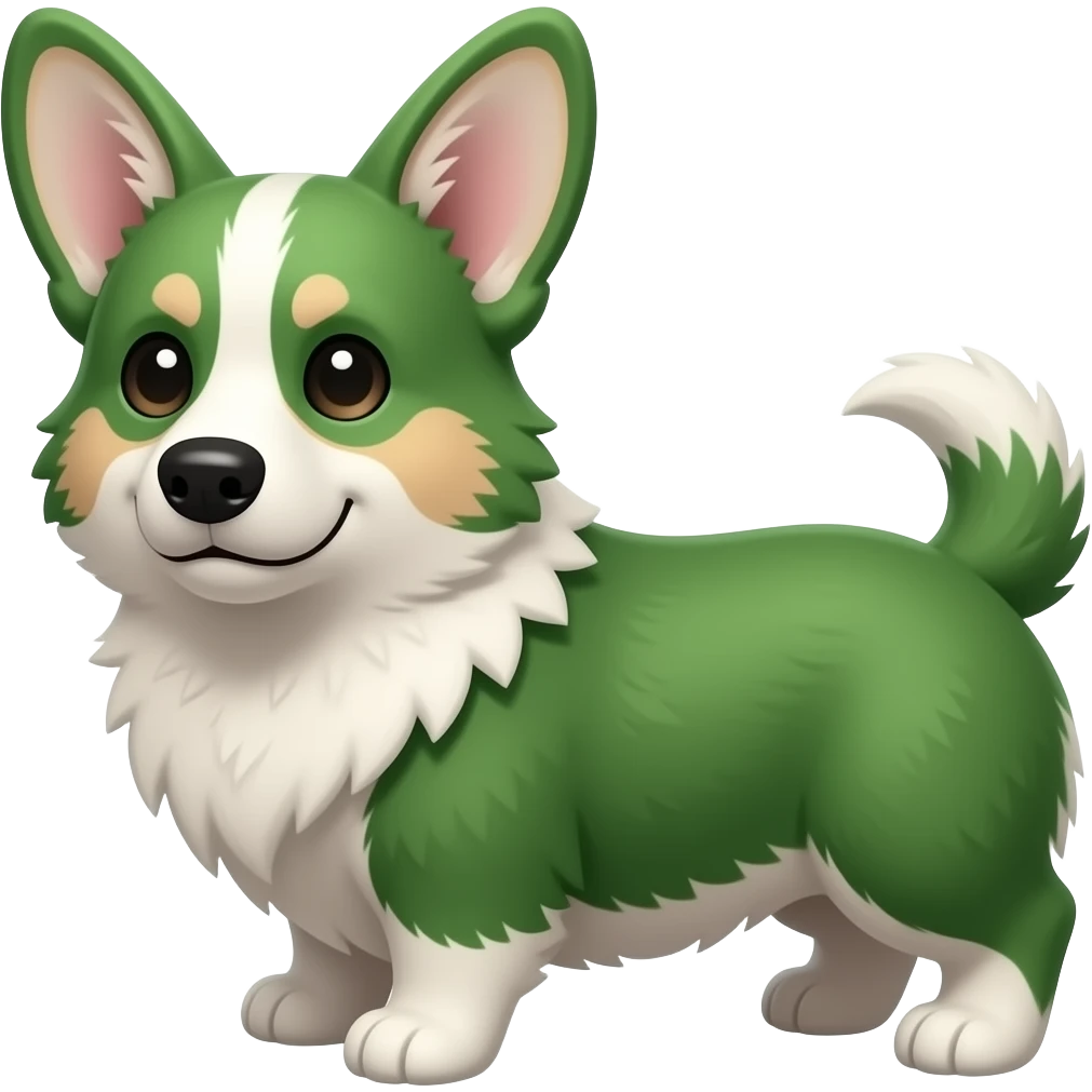 Corgi as shrek emoji