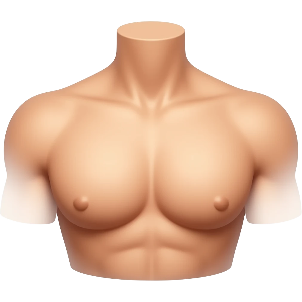 Pecho 3d emoji