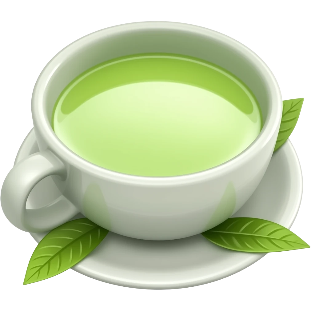 green tea emoji
