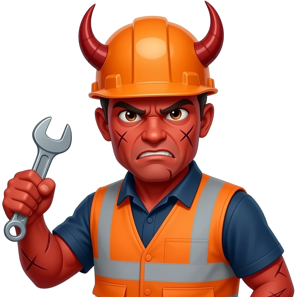 a devil but a worker emoji