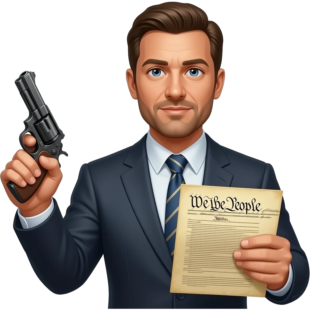 Constitution Gun Rights emoji