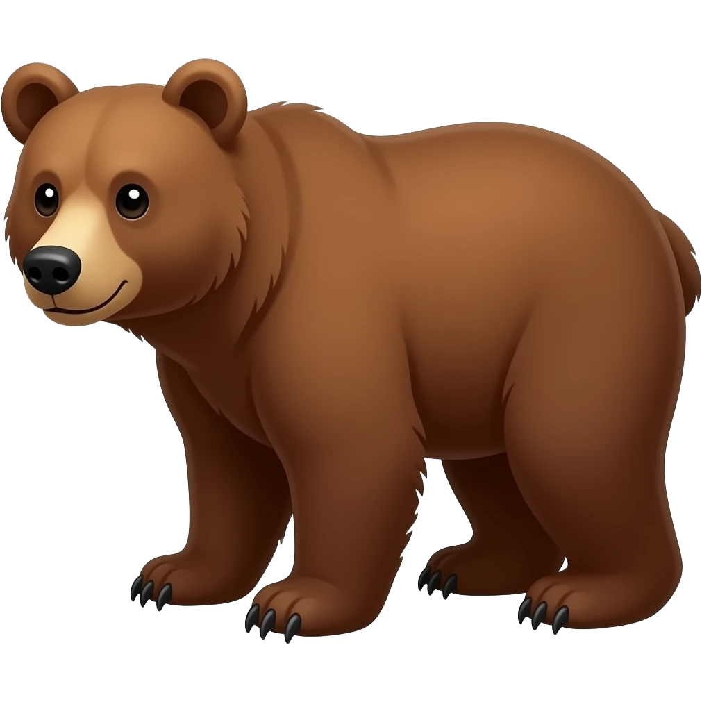 brown bear emoji
