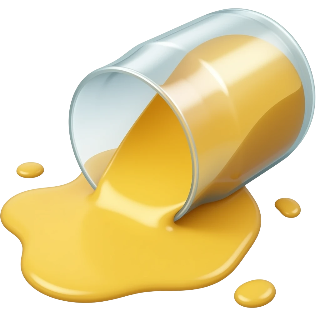 Spilled juice emoji