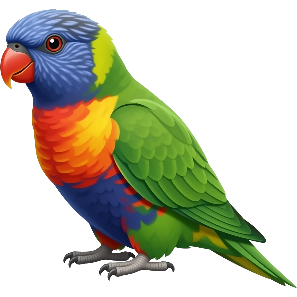 Food chain Rainbow Lorikeet emoji
