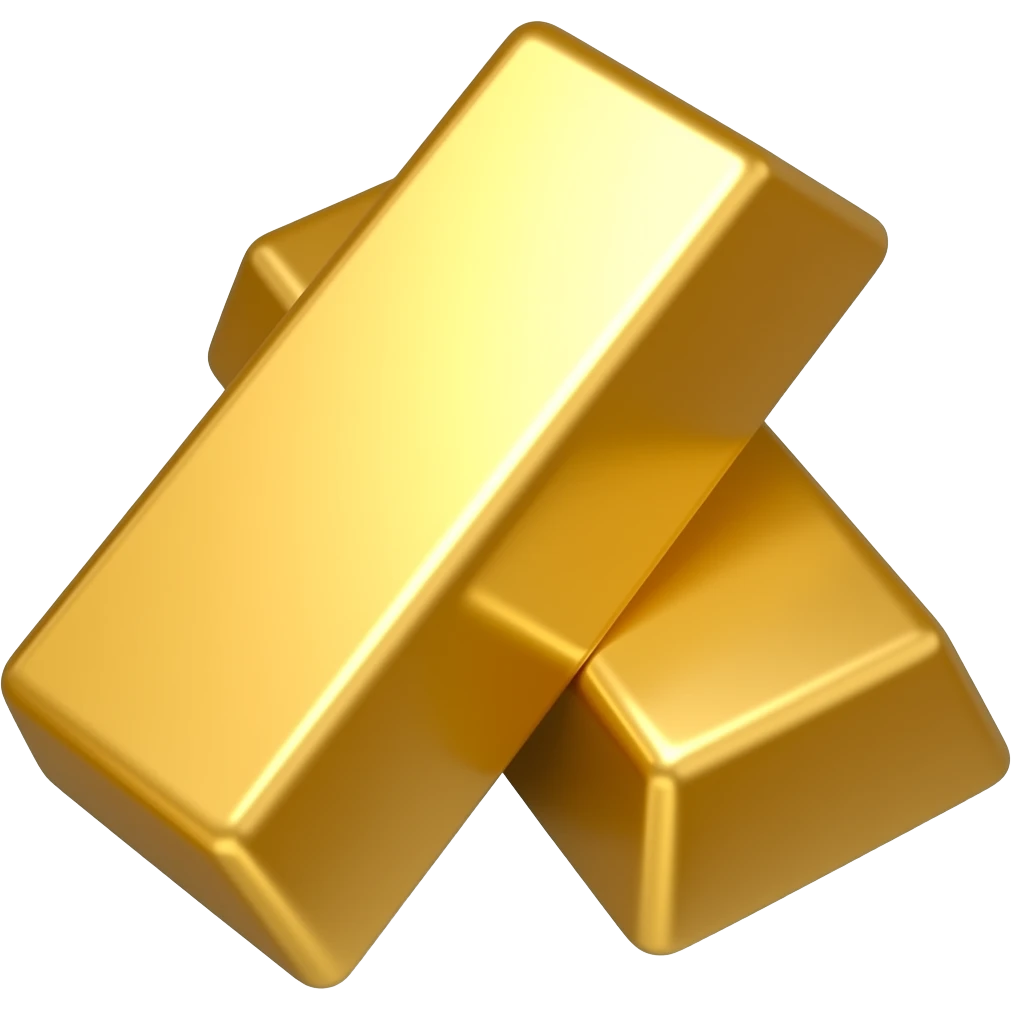 lingotes de oro emoji