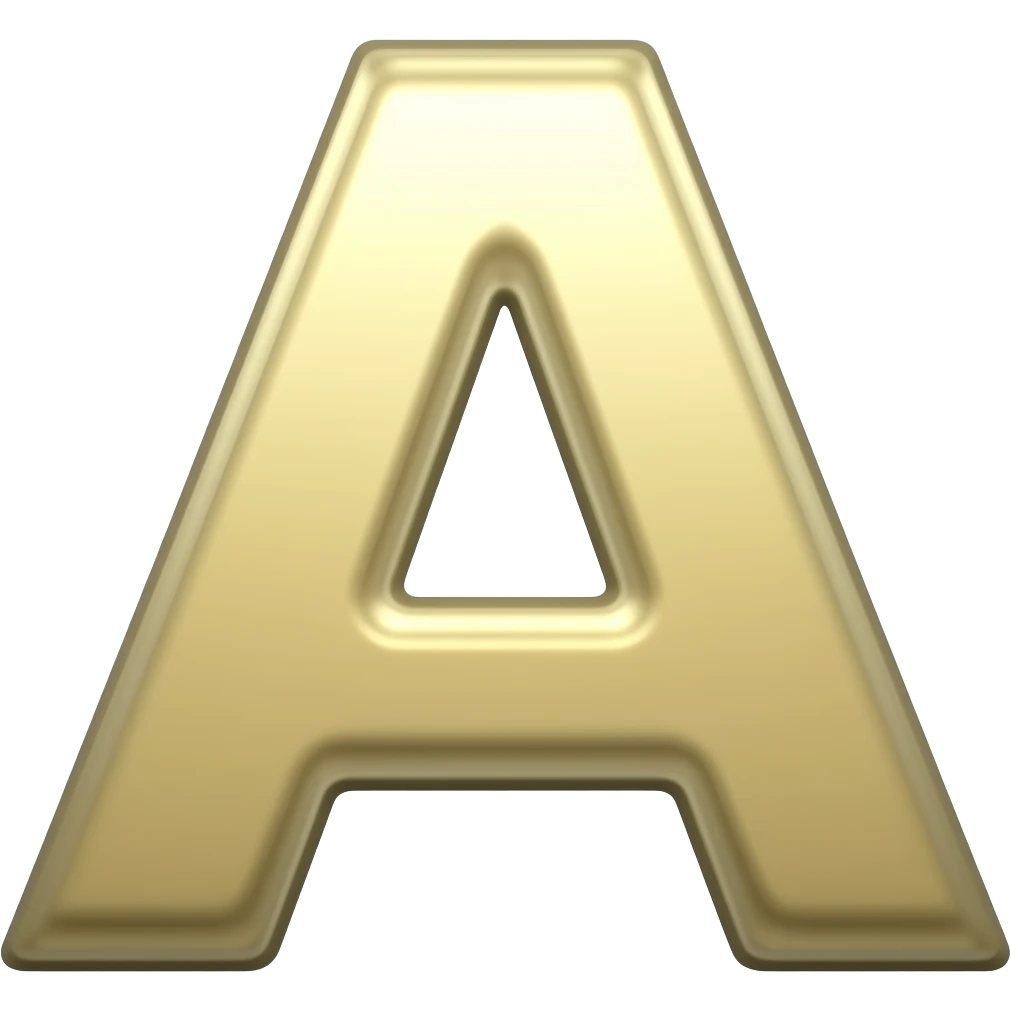 Letter A emoji