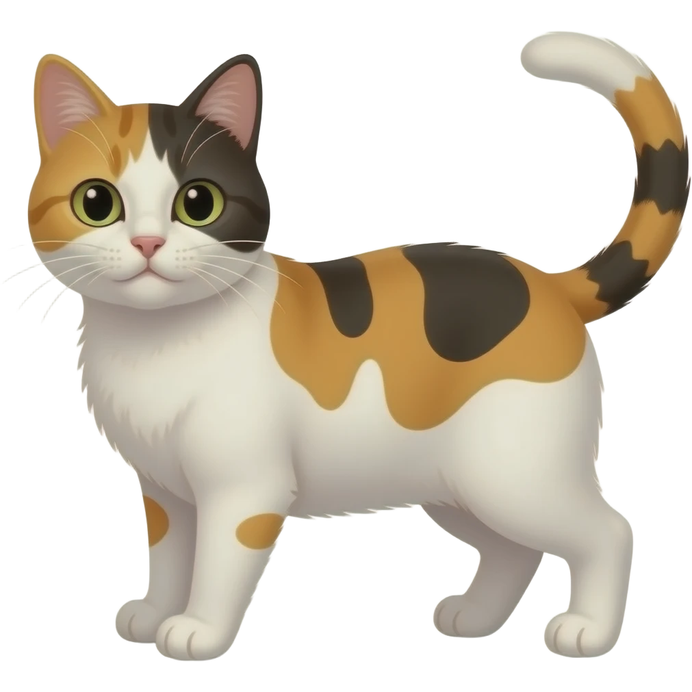 calico cat emoji