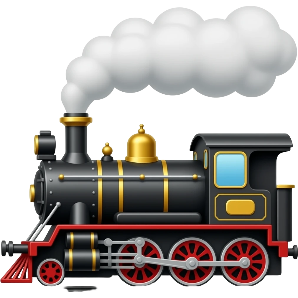 Steam train emoji
