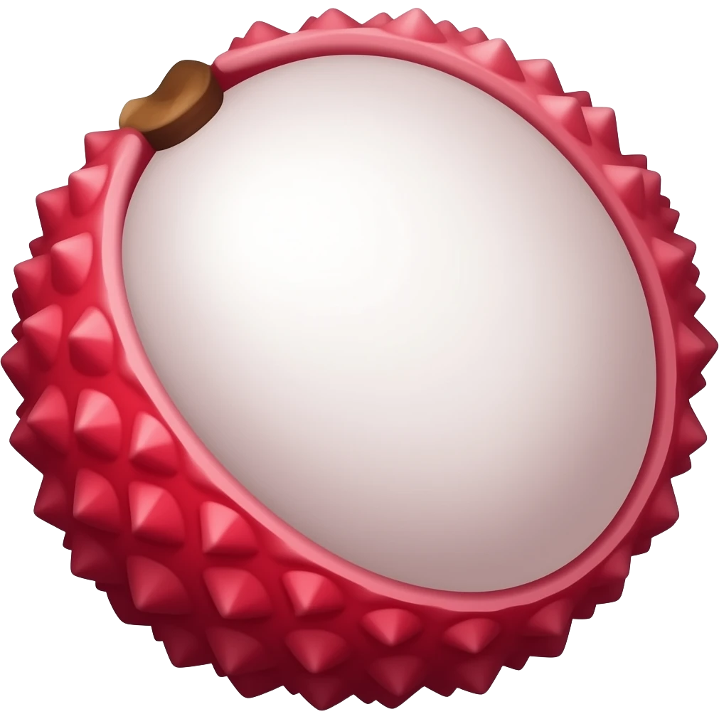 Lychee emoji