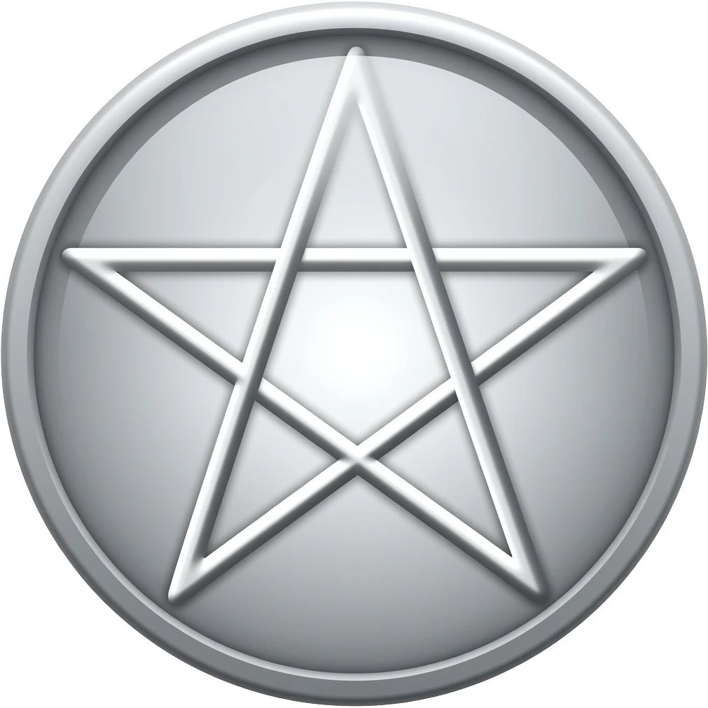 white pentagram emoji
