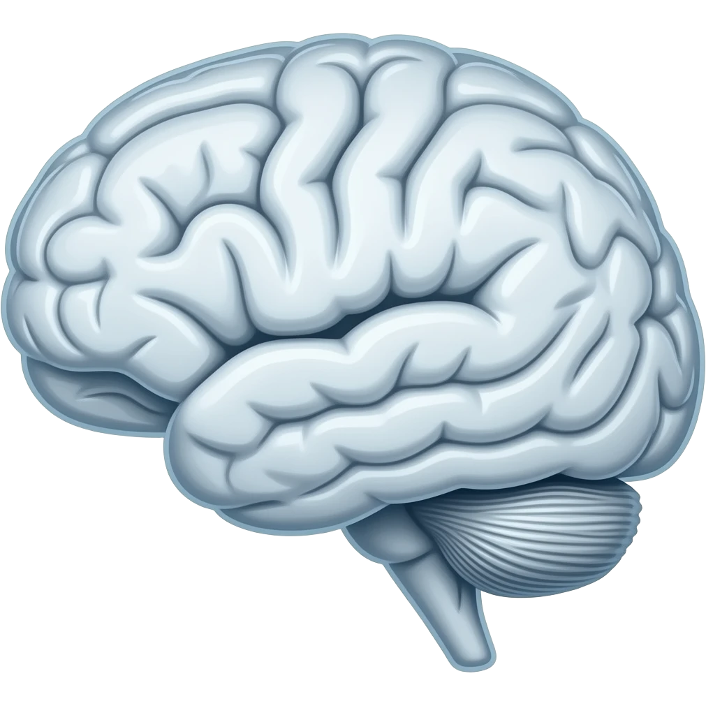 a bible in the shape of a brain emoji