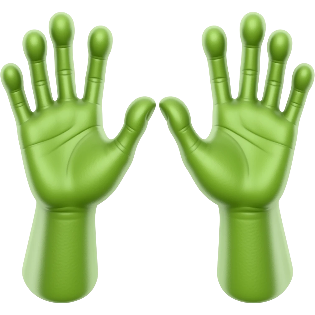 frog hands emoji