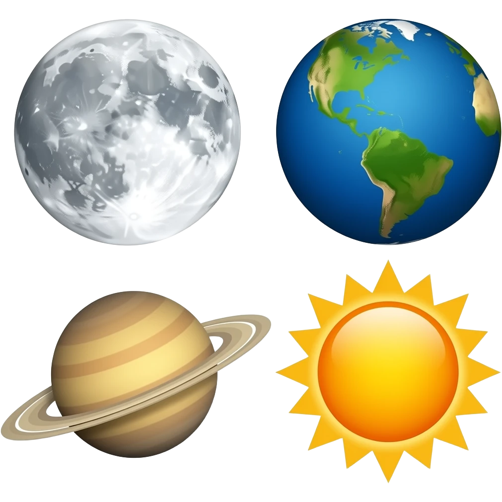 🌑🌍🪐☀ emoji