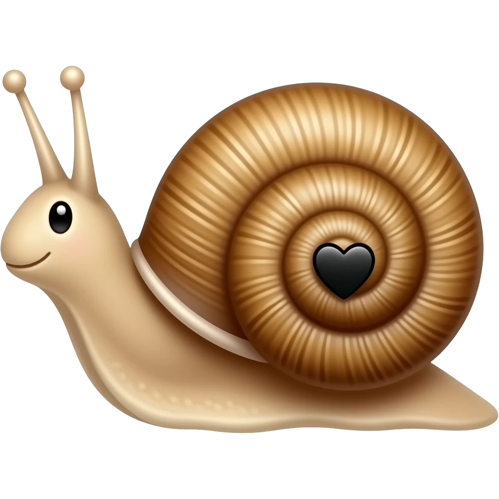 🐌🖤 emoji