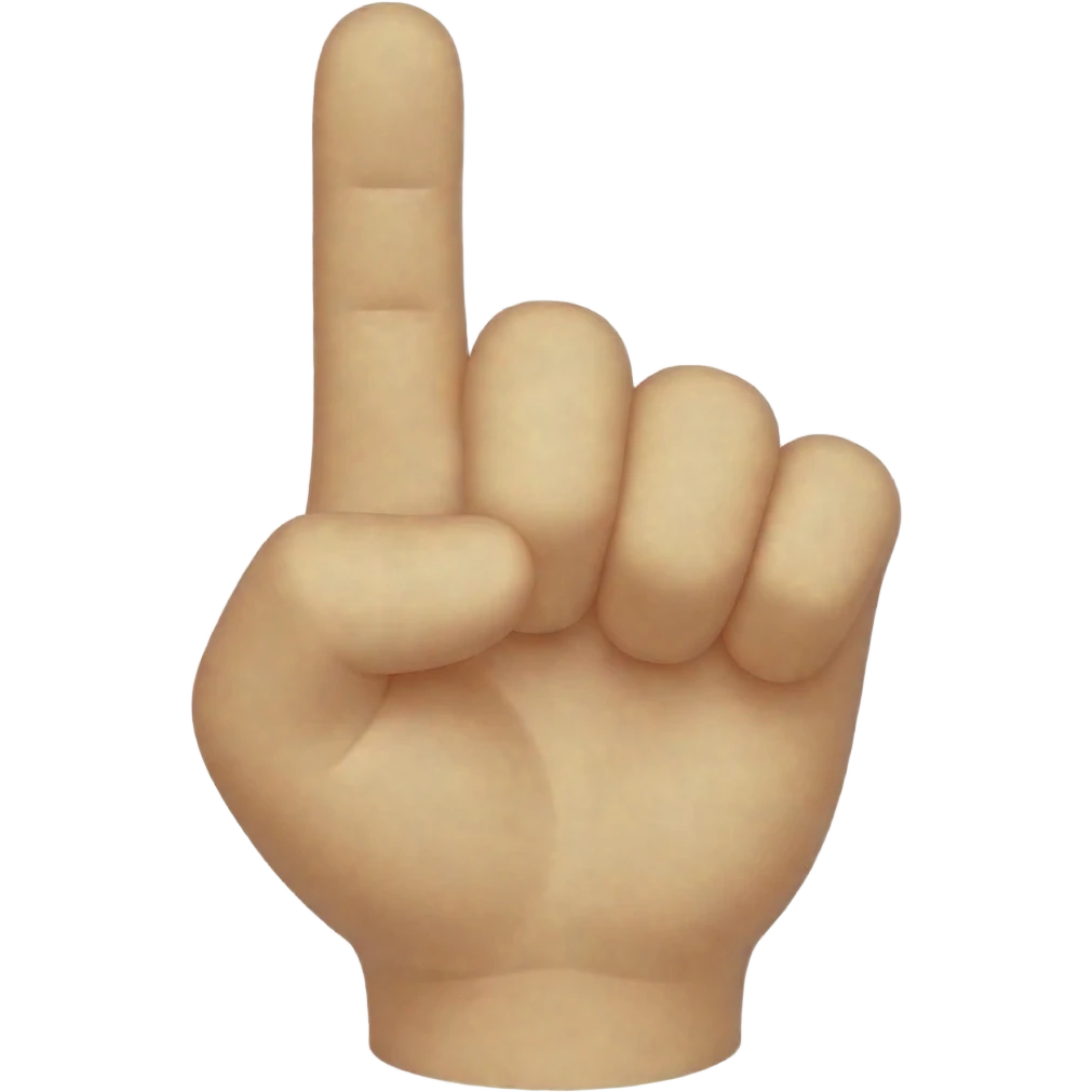 Choose finger emoji