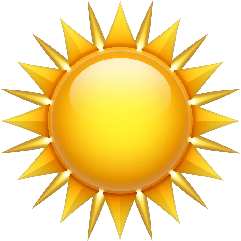 Sunshine emoji