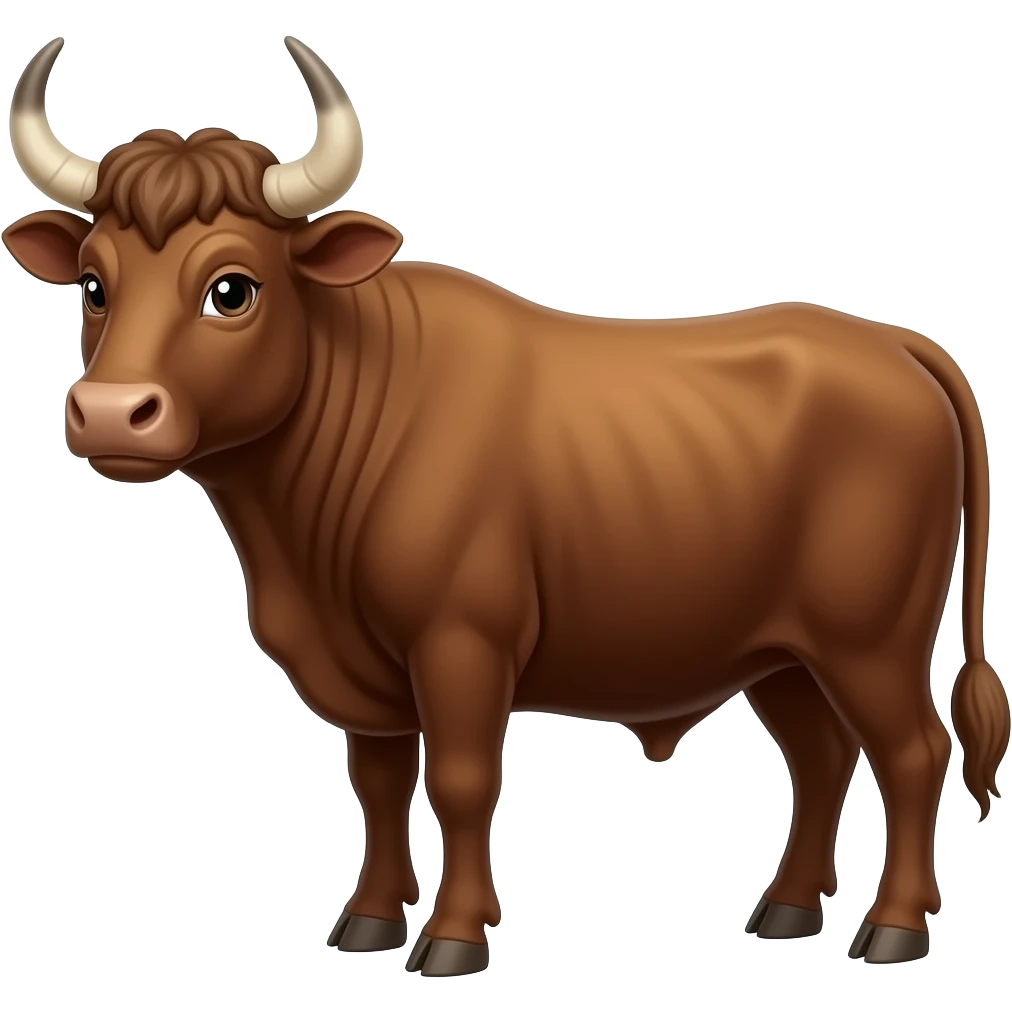 WoolyBrown Ox emoji