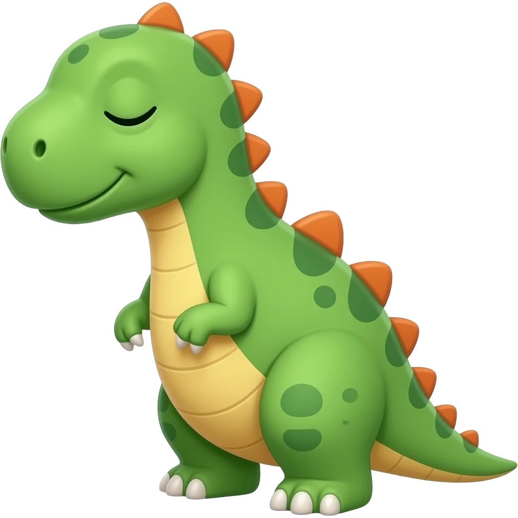 dino sleepy 😴 emoji