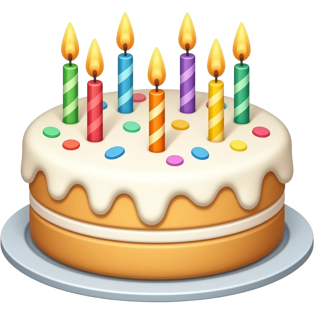 birthday cake emoji