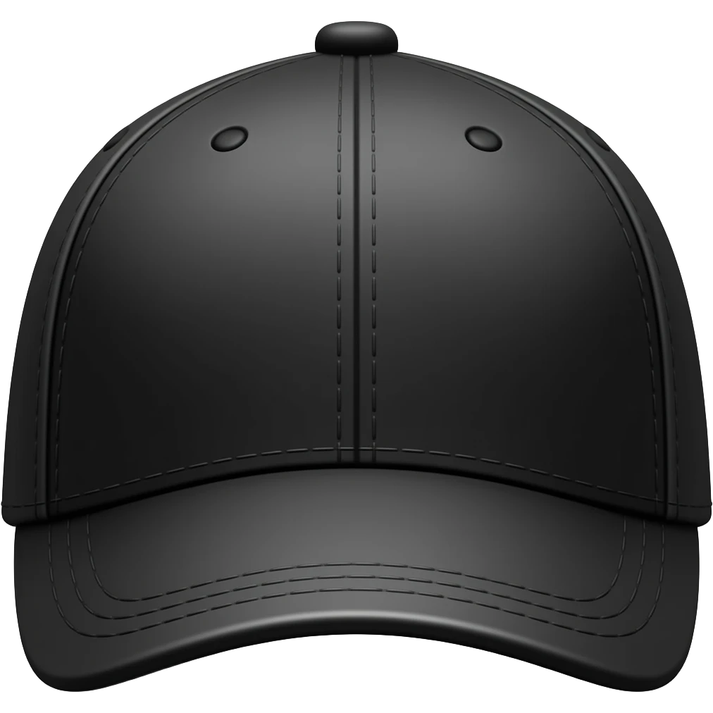 black flat  CAP emoji