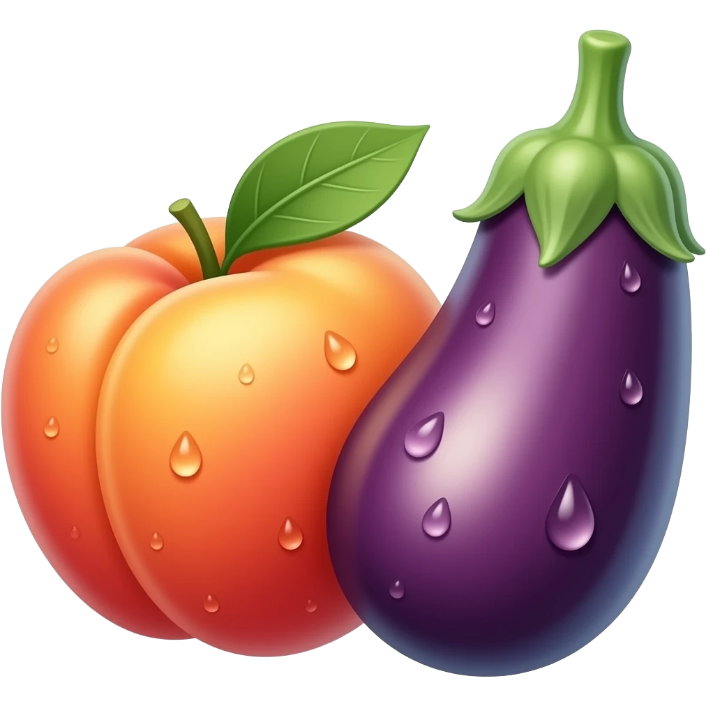 🍑🍆💦 emoji